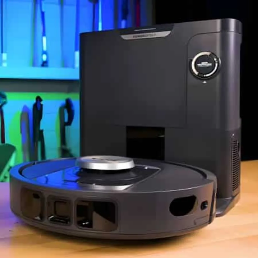 Shark PowerDetect robot vacuum and included base